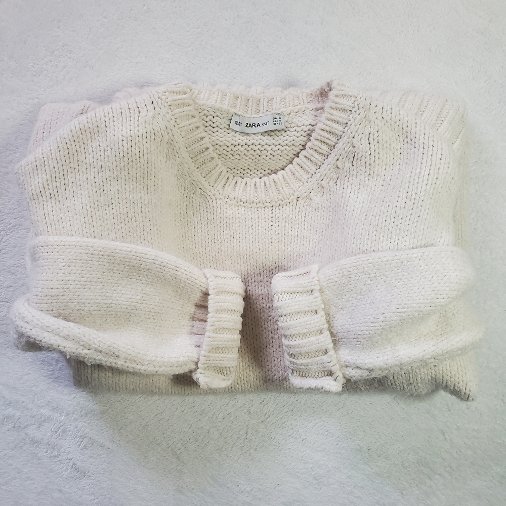 ZARA Oversize Knit Sweater Dress